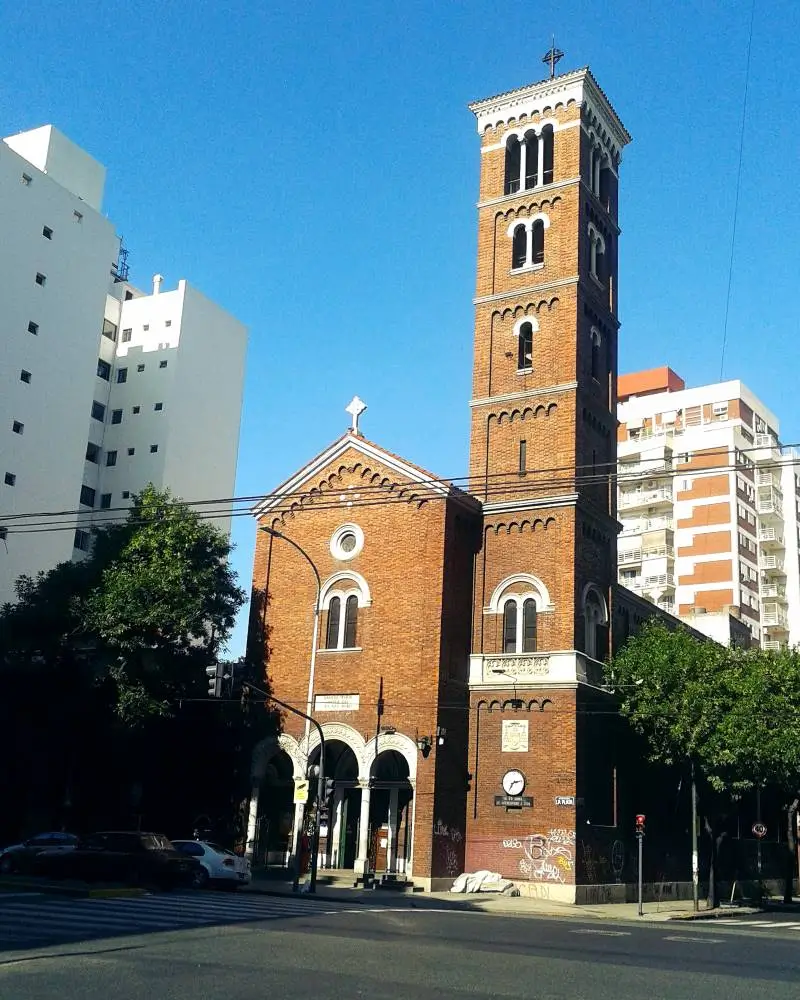 vista de la parroquia santa maria