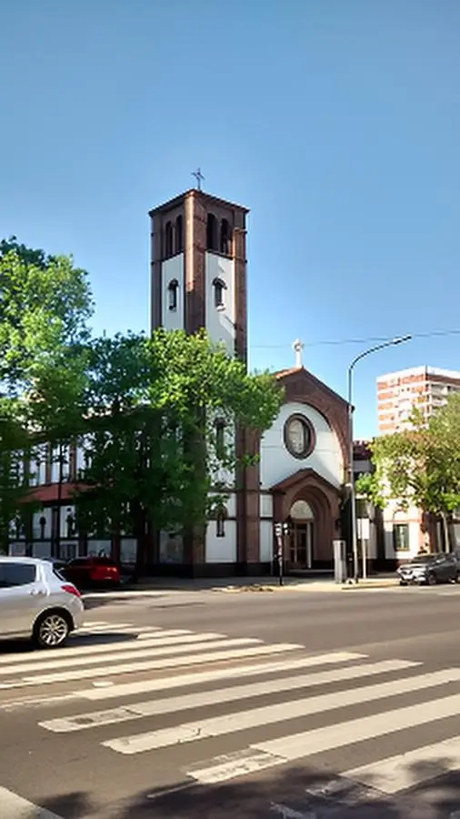 vista de la parroquia san pablo apostol encargada por el cardenal copello