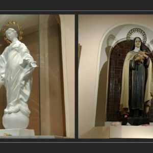 santa teresita y la virgen de la sonrisa
